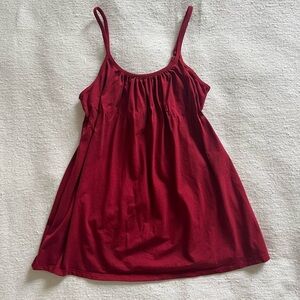 Vintage Babydoll Cherry Red Top 🍒